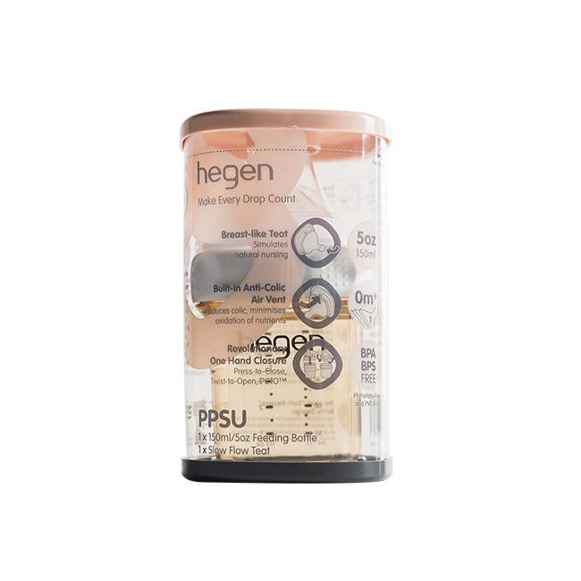 Hegen PCTO™ 150ml/5oz PPSU Baby Feeding Bottle - BPA Free, Leak Proof for Newborns & Infants - Perfect for Breastmilk, Formula & On-the-Go Feeding