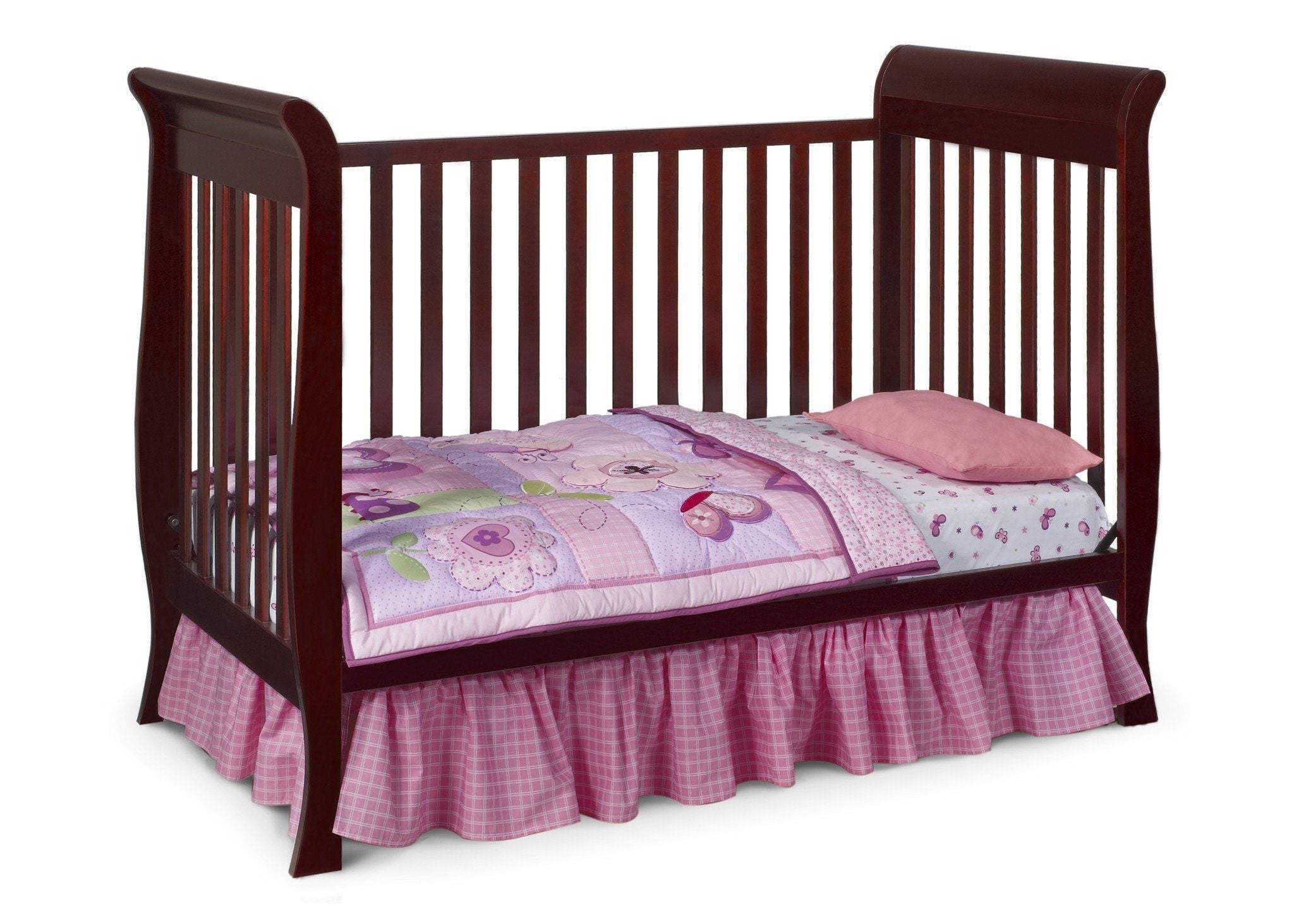 Charleston/Glenwood 3-in-1 Convertible Baby Crib - Toddler Bed & Daybed - Safe & Stylish Nursery Furniture for Newborns to Kids | Perfect for Small Spaces & Modern Nurseries