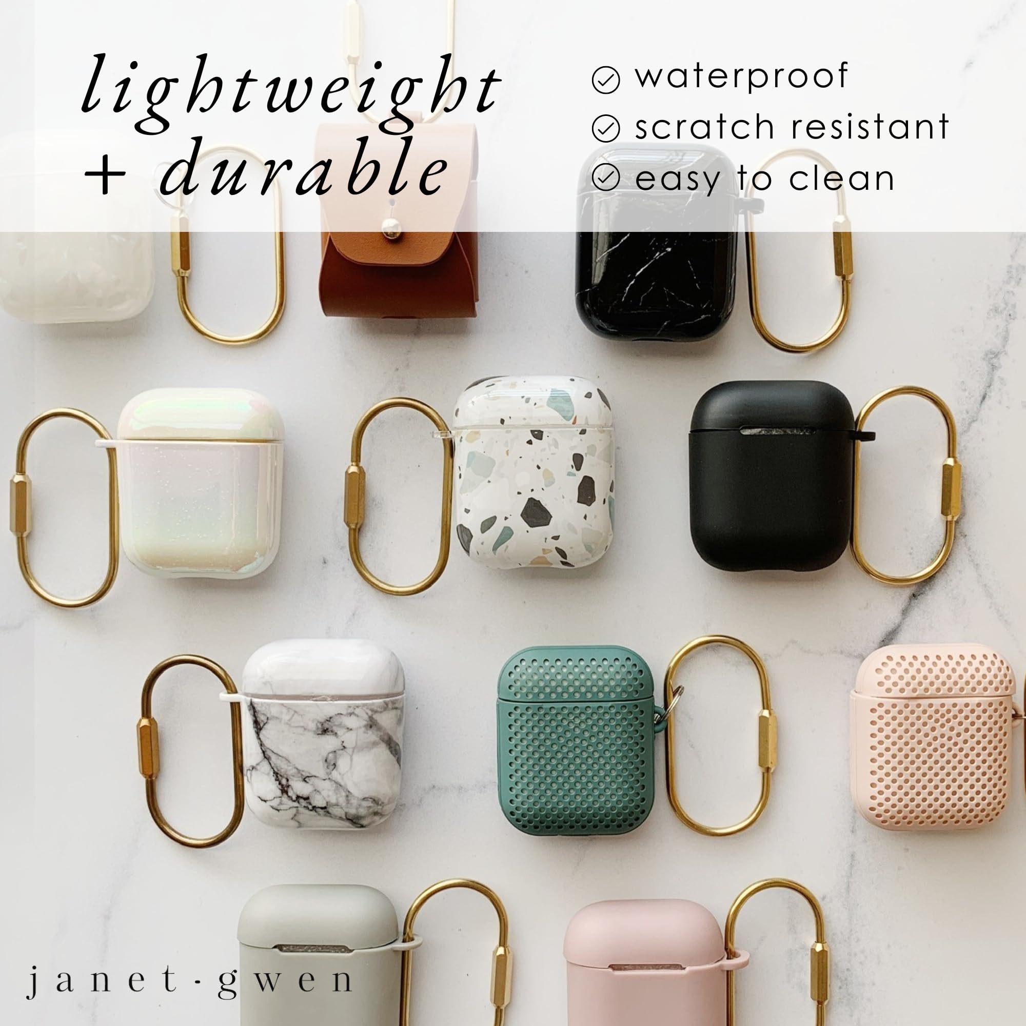 Slim Airpod Case Cover - Protective Hard Shell for Airpods 1 & 2 | Lightweight & Durable | Perfect for Travel & Daily Use