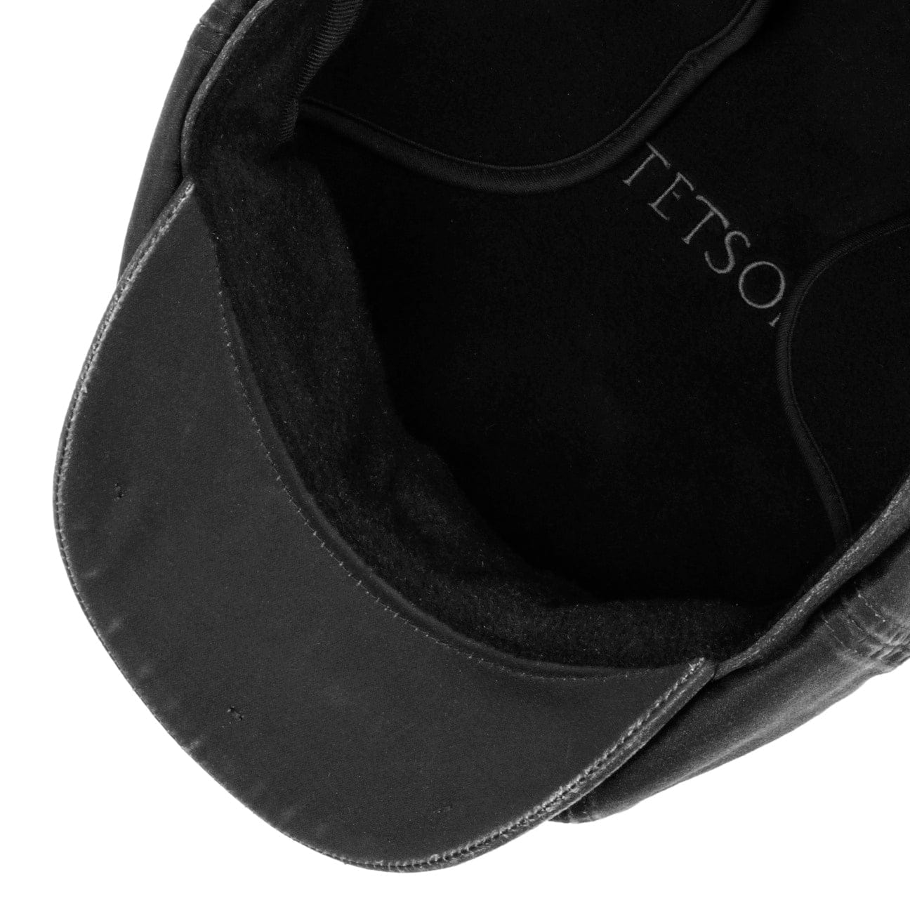 Stetson Hatteras Datto Flat Cap with Ear Flaps - Warm Winter Hat for Men, Outdoor Hunting & Fishing Gear, Cold Weather Accessories