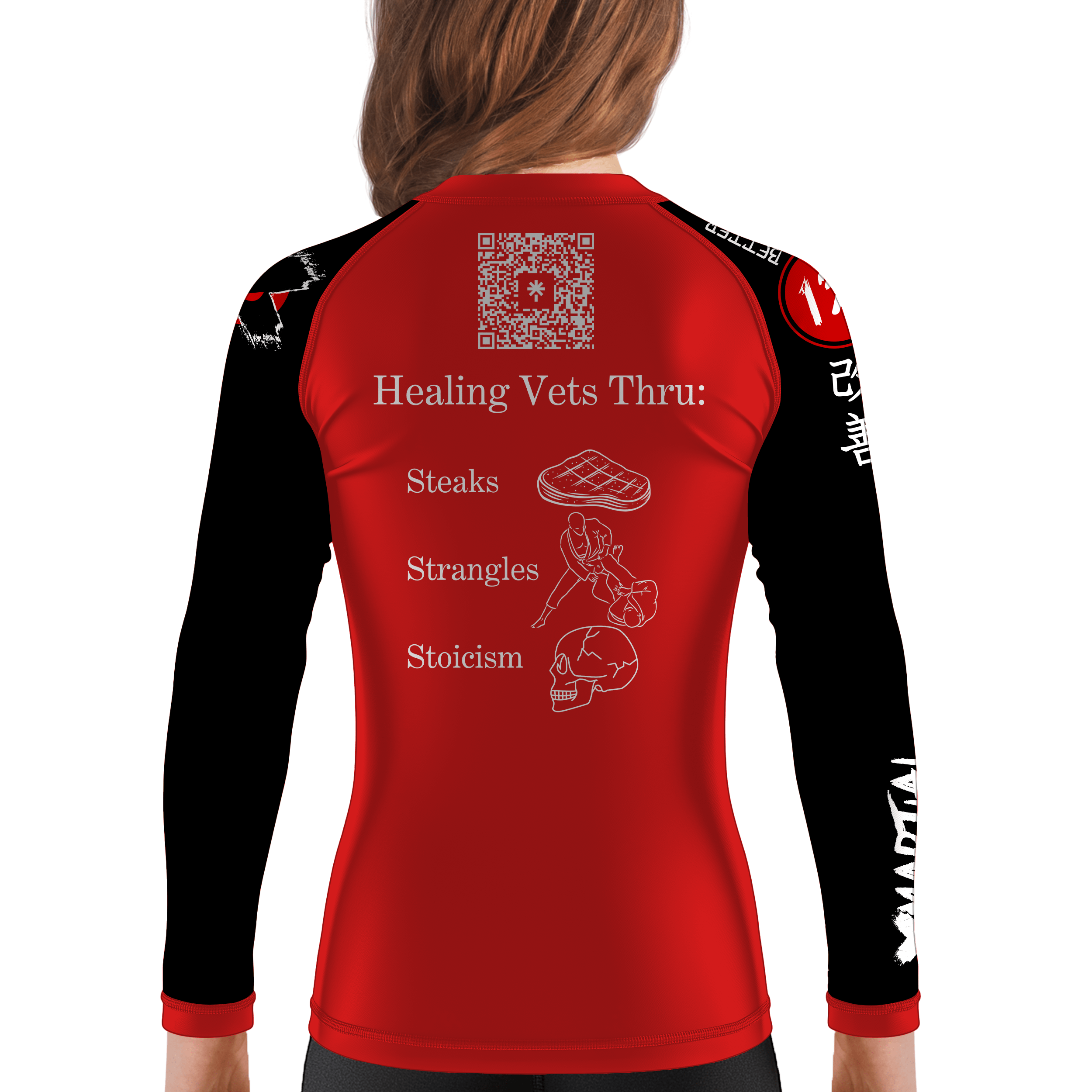 Making Veterans Great Again BJJ Rash Guard - Compression Shirt for Brazilian Jiu-Jitsu, MMA & Grappling - Moisture Wicking & UV Protection - Perfect for Training, Competition & Patriotic Workouts