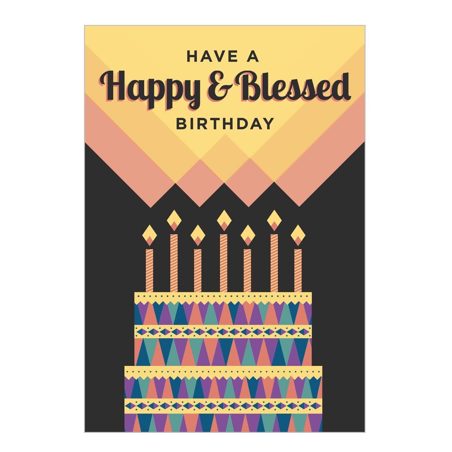 Hallmark Business 100-Pack Birthday Greeting Cards (Happy & Blessed) - Bulk Thank You Cards for Customers, Employees & Clients - Perfect for Offices, Churches, Hospitals & Organizations - Ideal for Staff Appreciation & Member Recognition