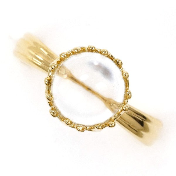 18K Yellow Gold Quartz Ring for Women - Elegant & Durable Jewelry Gift for Birthday, Anniversary, or Special Occasions