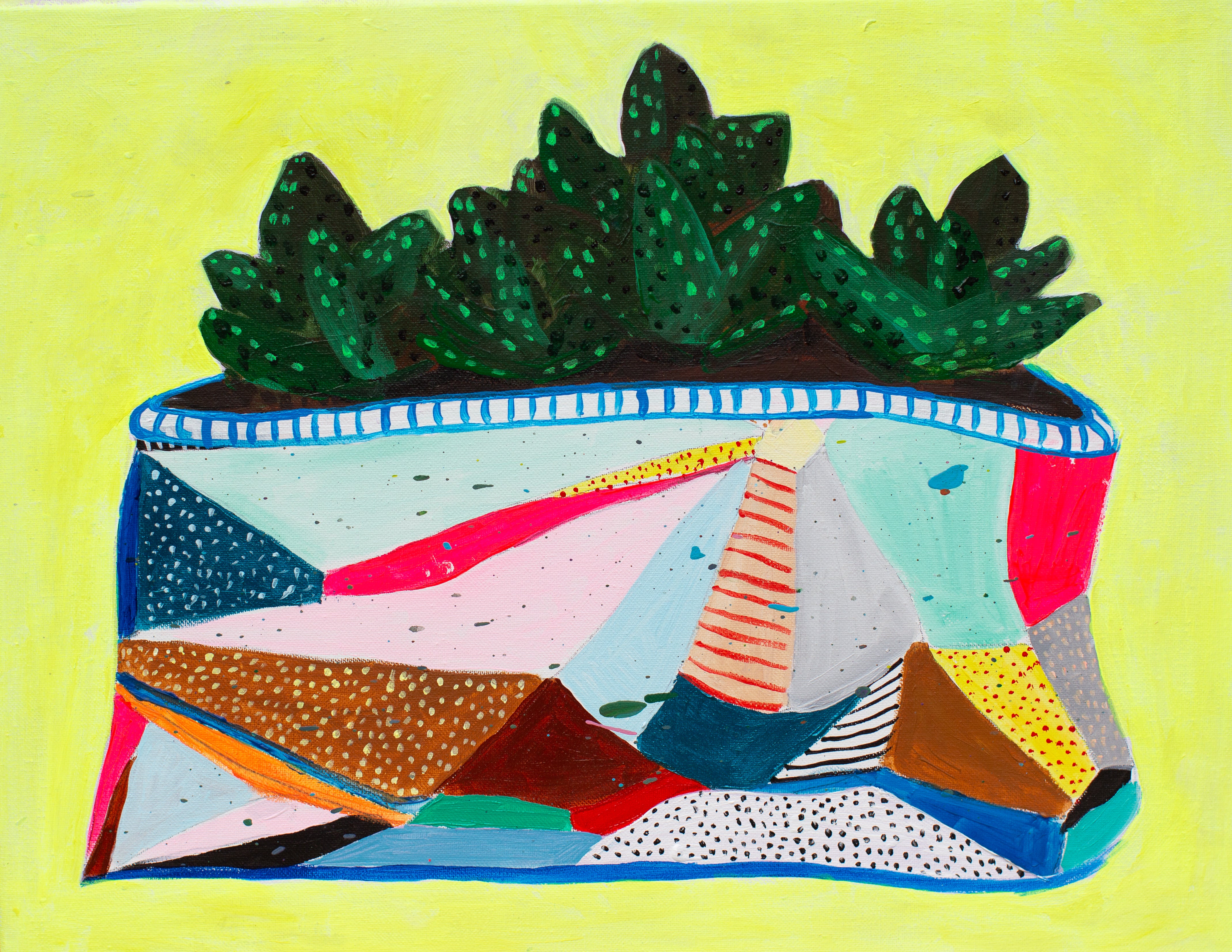 Elaina Posey: Untitled 2 - Abstract Wall Art Painting for Modern Home & Office Decor | Perfect for Living Rooms, Bedrooms, and Workspaces