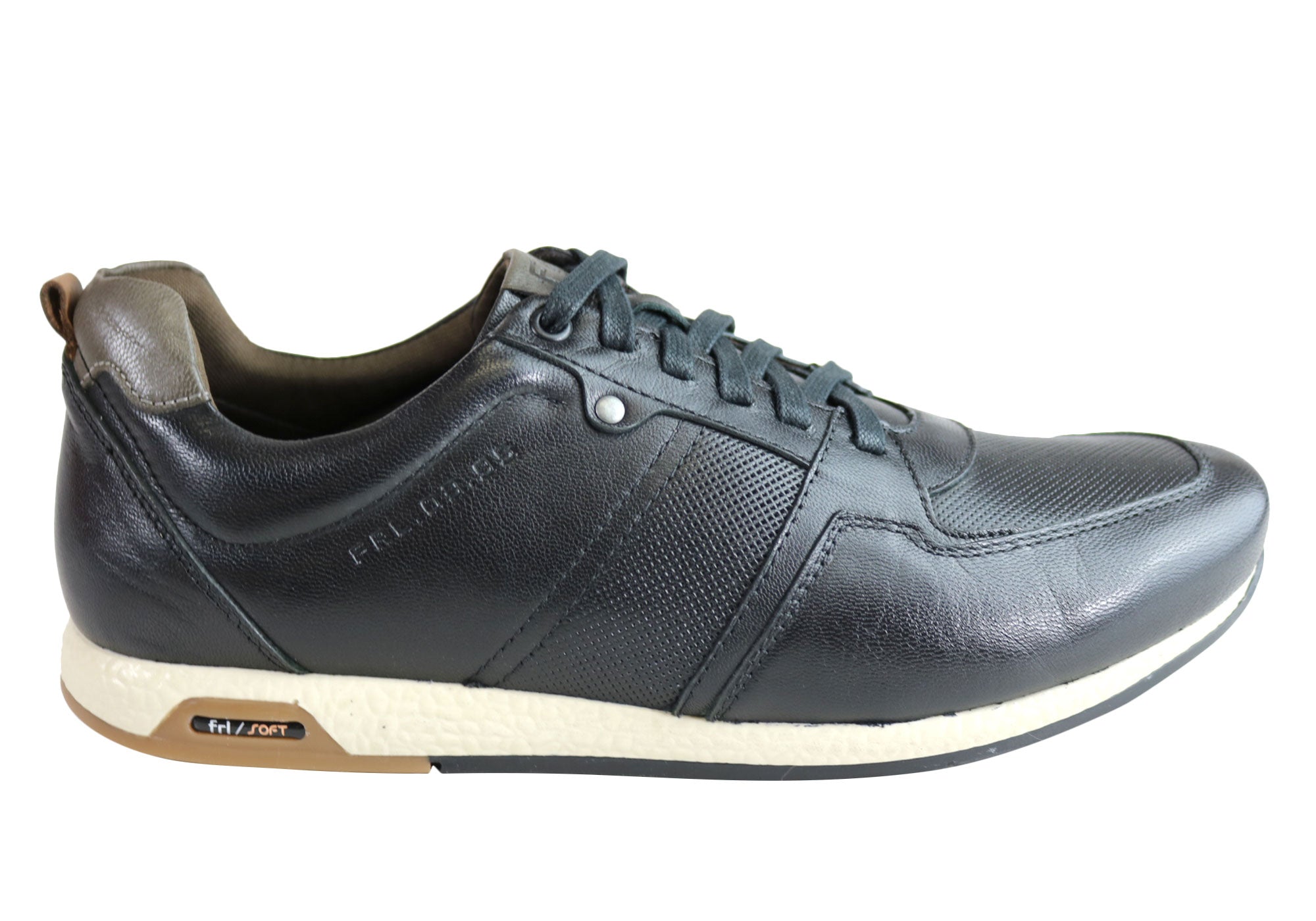 Ferricelli Oscar Men's Genuine Leather Lace-Up Casual Shoes - Handcrafted in Brazil - Perfect for Office, Dating & Everyday Wear