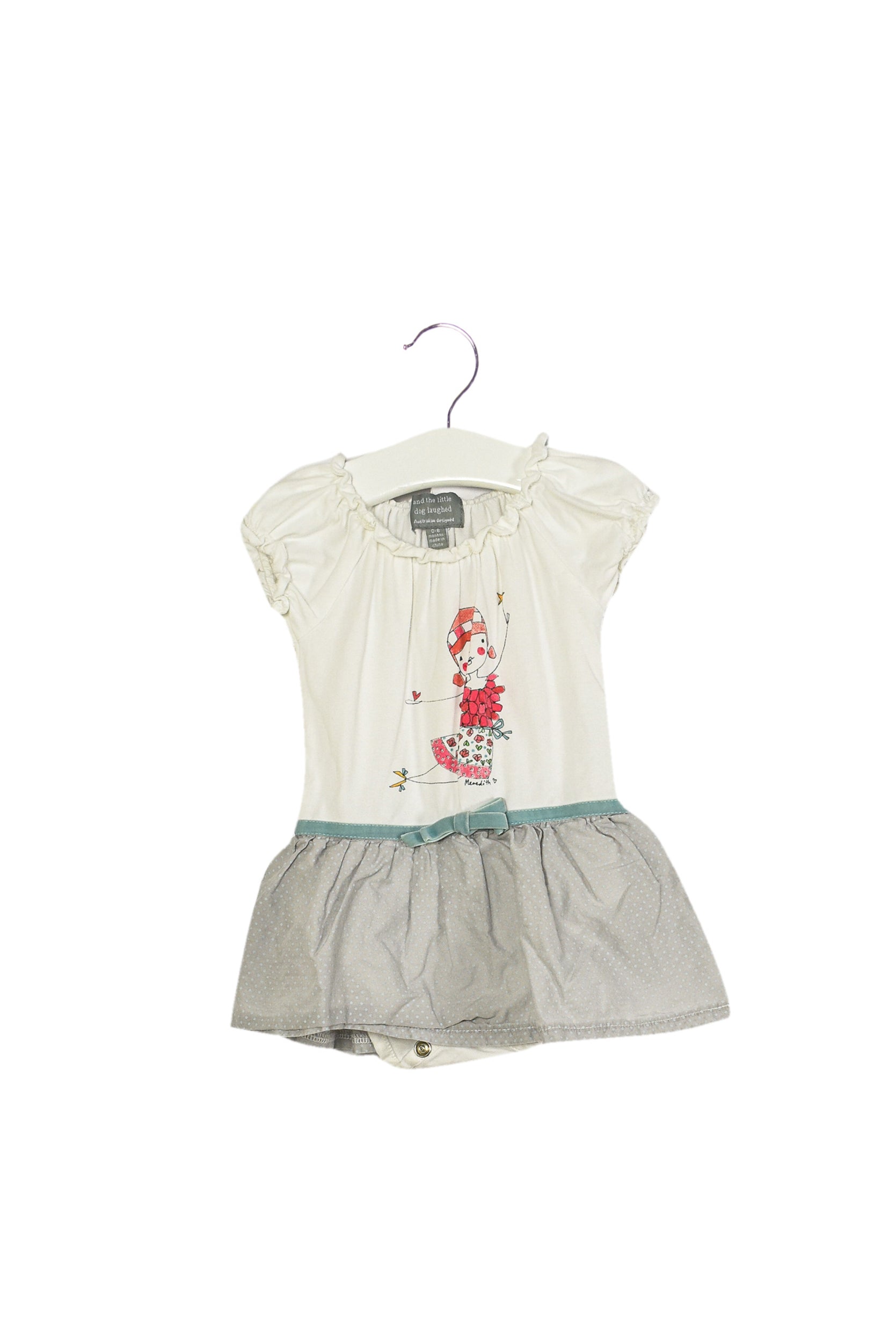 Cute Baby Bodysuit Dress for 0-6 Months - Soft & Comfortable Newborn Outfit for Photos, Parties & Everyday Wear