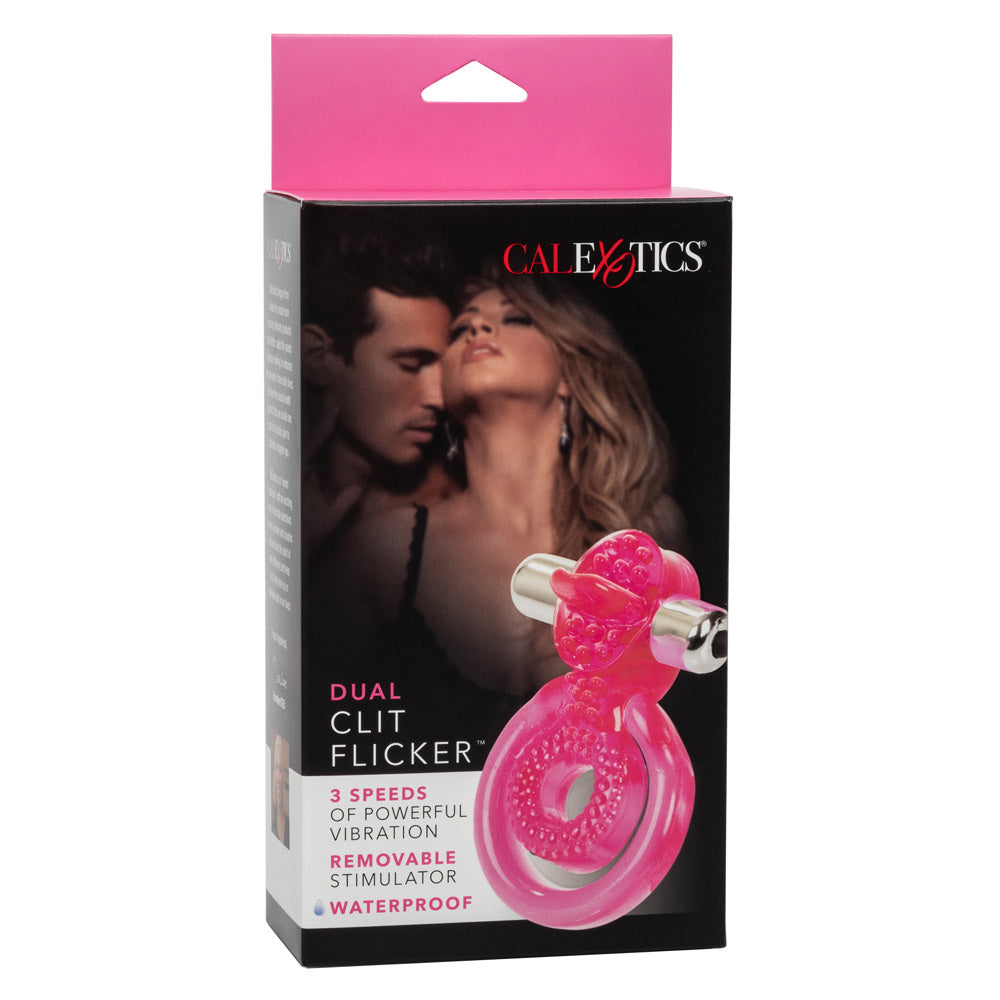 Dual Clit Stimulator & Vibrating Cock Ring for Couples - Enhance Intimacy & Pleasure During Sex | Perfect for Foreplay & Sensual Massage
