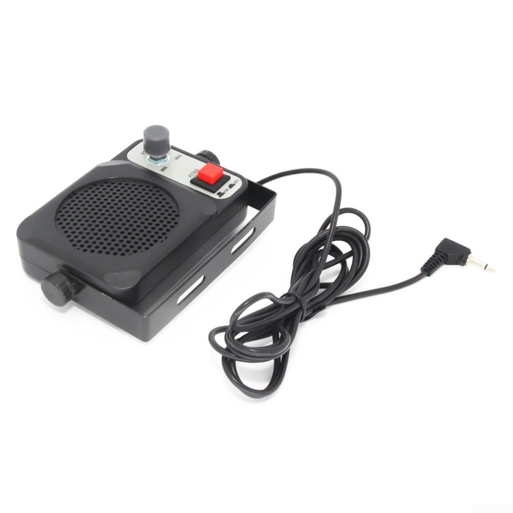 Heavy Duty External Speaker for Car CB Radio - 3.5mm Aux Portable Loudspeaker with Clear Sound | Perfect for Truck Drivers, Road Trips & Emergency Communication