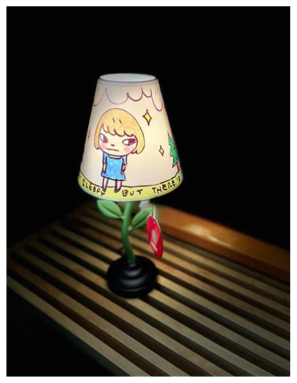 Yoshitomo Nara Y.N. Lamp - Cute Anime Style Table Lamp for Bedroom, Living Room & Office - Perfect for Home Decor, Gift & Art Lovers