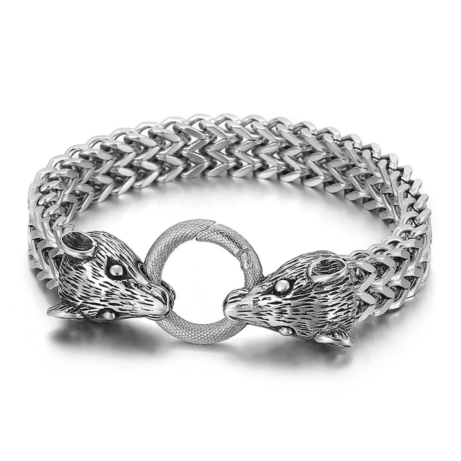 Bcughia Best Friend Bracelets for Men & Boys - Stainless Steel Zodiac Double Weave Friendship Bracelets - Perfect for Gifts, Matching Couples & Everyday Wear