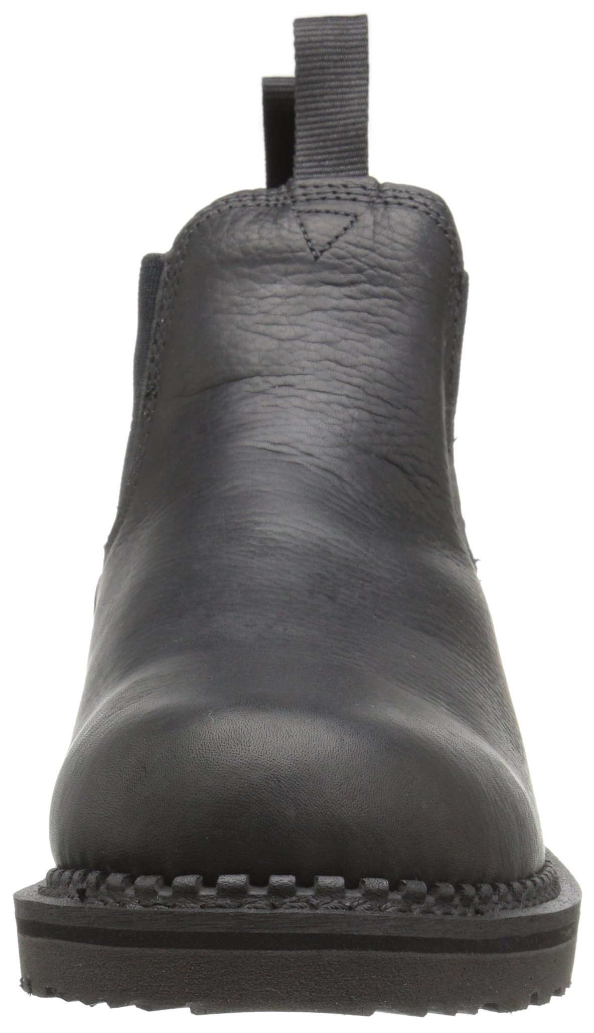 Georgia Unisex Mid Calf Boots GB00084 - Waterproof Black Leather Ankle Boots for Men & Women | Perfect for Hiking, Work & Winter Fashion