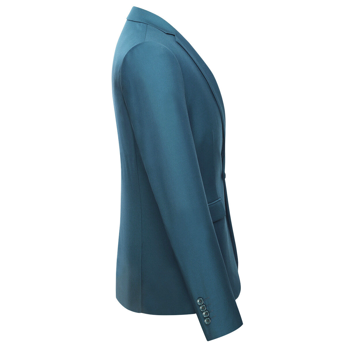 Ocean Blue Slim Fit Casual Blazer for Men - Lightweight Business Jacket for Office, Weddings & Formal Events