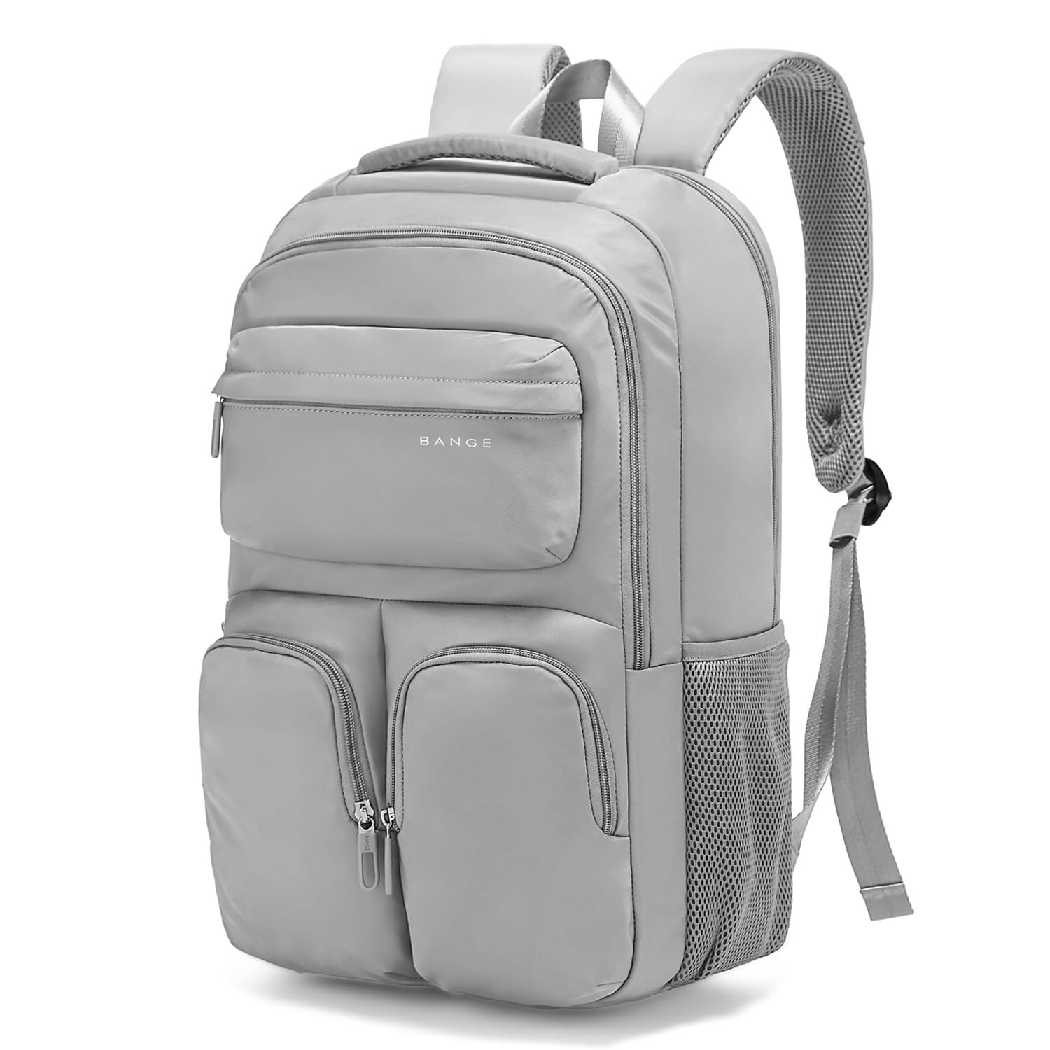 FUTURE AESTHETICS Unisex Waterproof Travel Backpack - Durable Hiking & College Backpack for Men & Women, Business Carry-On Bag (Grey) - Perfect for Commuting, Outdoor Adventures & Daily Use