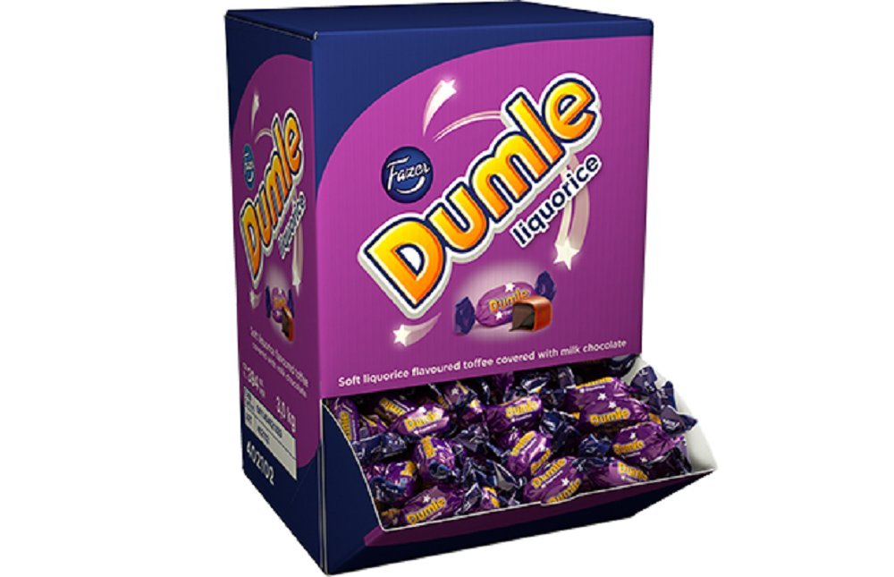 Fazer Dumle Licorice Milk Chocolate Candies - 3.0kg Box | Swedish Candy Gift for Holidays, Parties & Sweet Treats