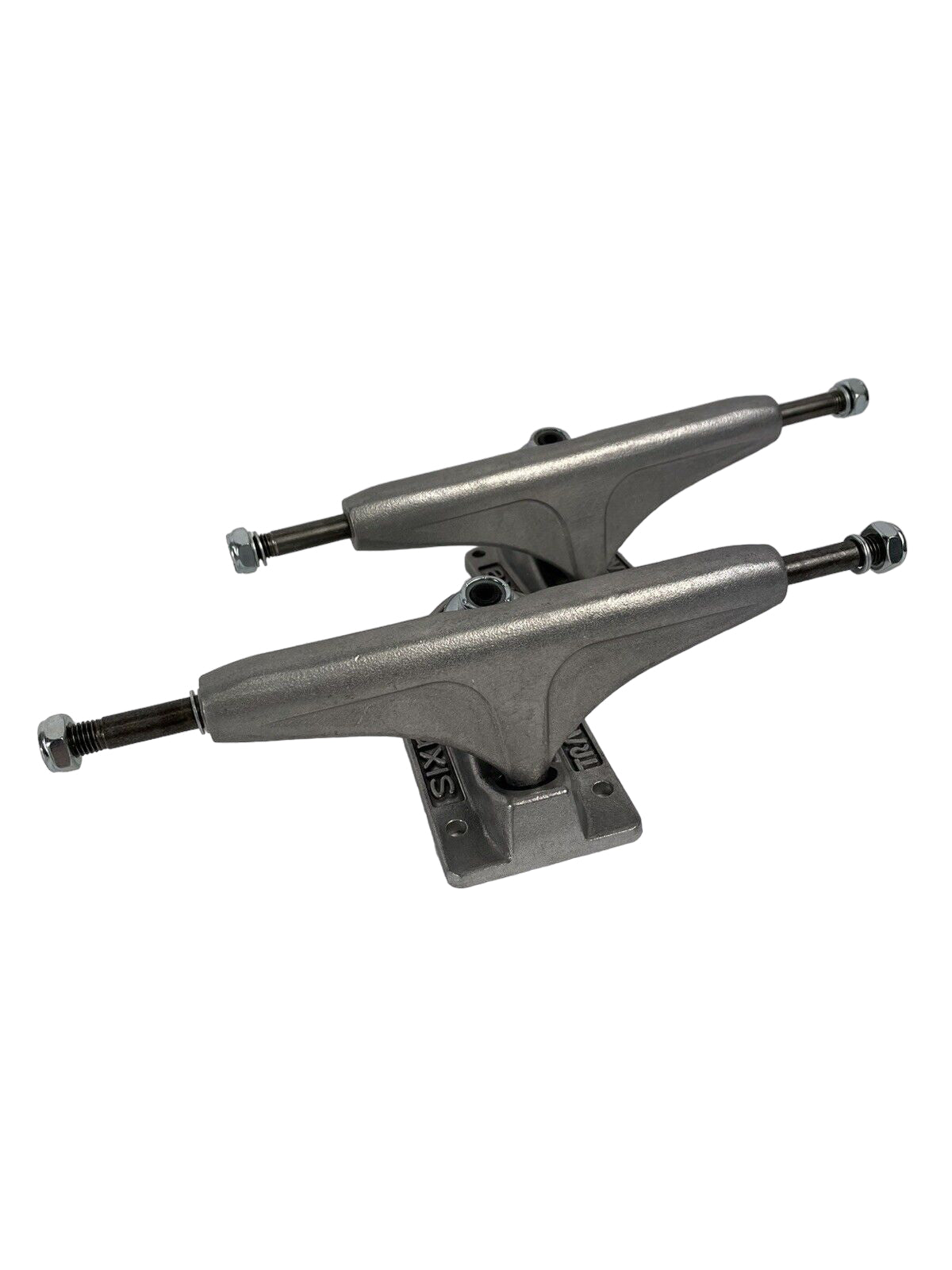 Tracker Trucks 139mm Polished Skateboard Trucks - Hollow Kingpin for 8.25
