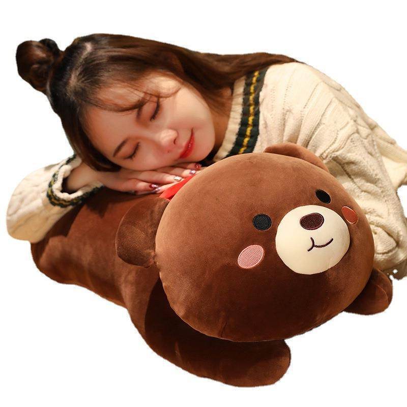 Giant Soft Brown Teddy Bear Plush Toy - Extra Large Huggable Stuffed Animal for Kids, Adults, Bedroom Decor & Gifts