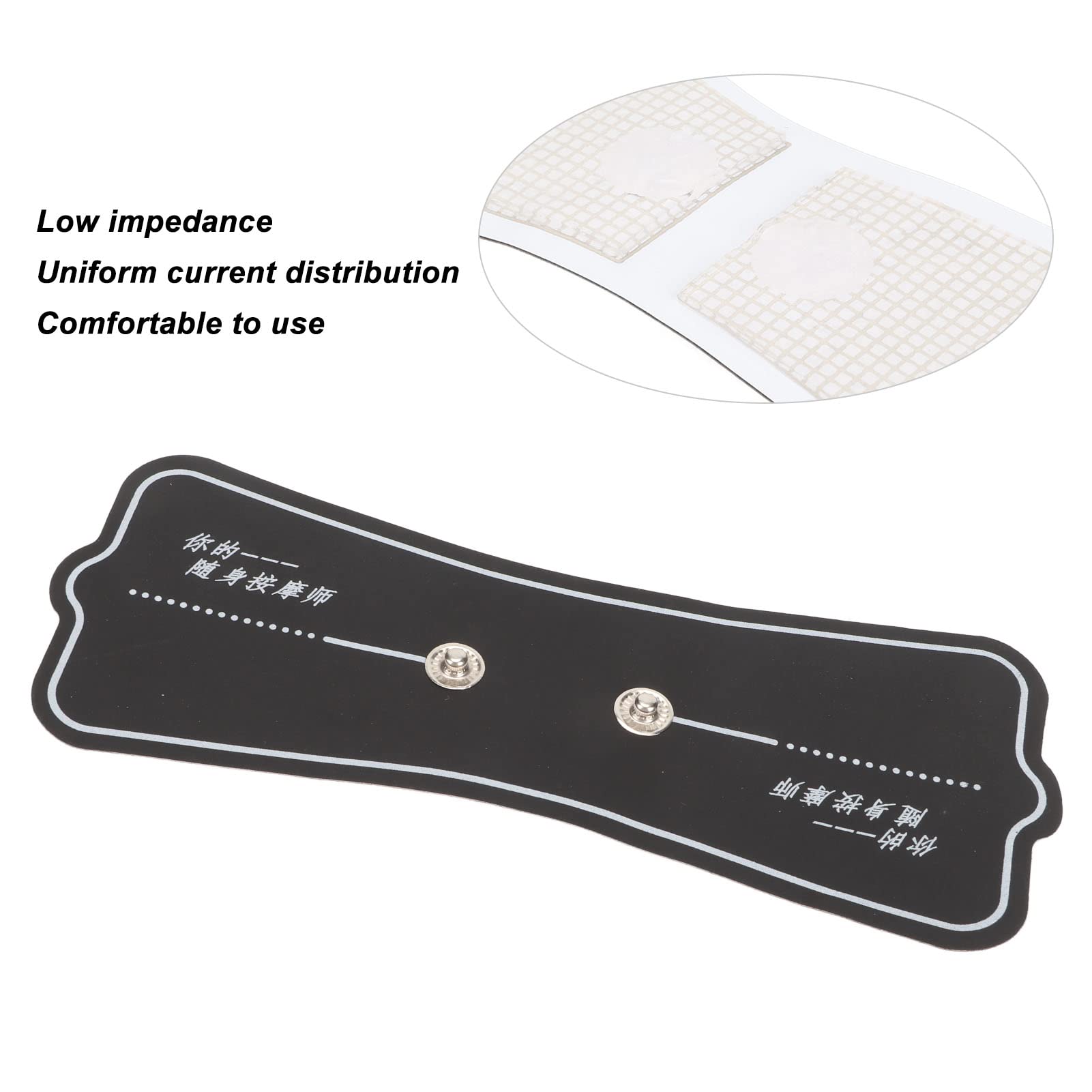 3 Pack Replacement Pads for Electric Massagers - Self-Adhesive Therapy Pads for Neck & Shoulder Pain Relief - Low Impedance Electrode Pads for Cervical Massage - Perfect for Home Use & Physical Therapy Sessions