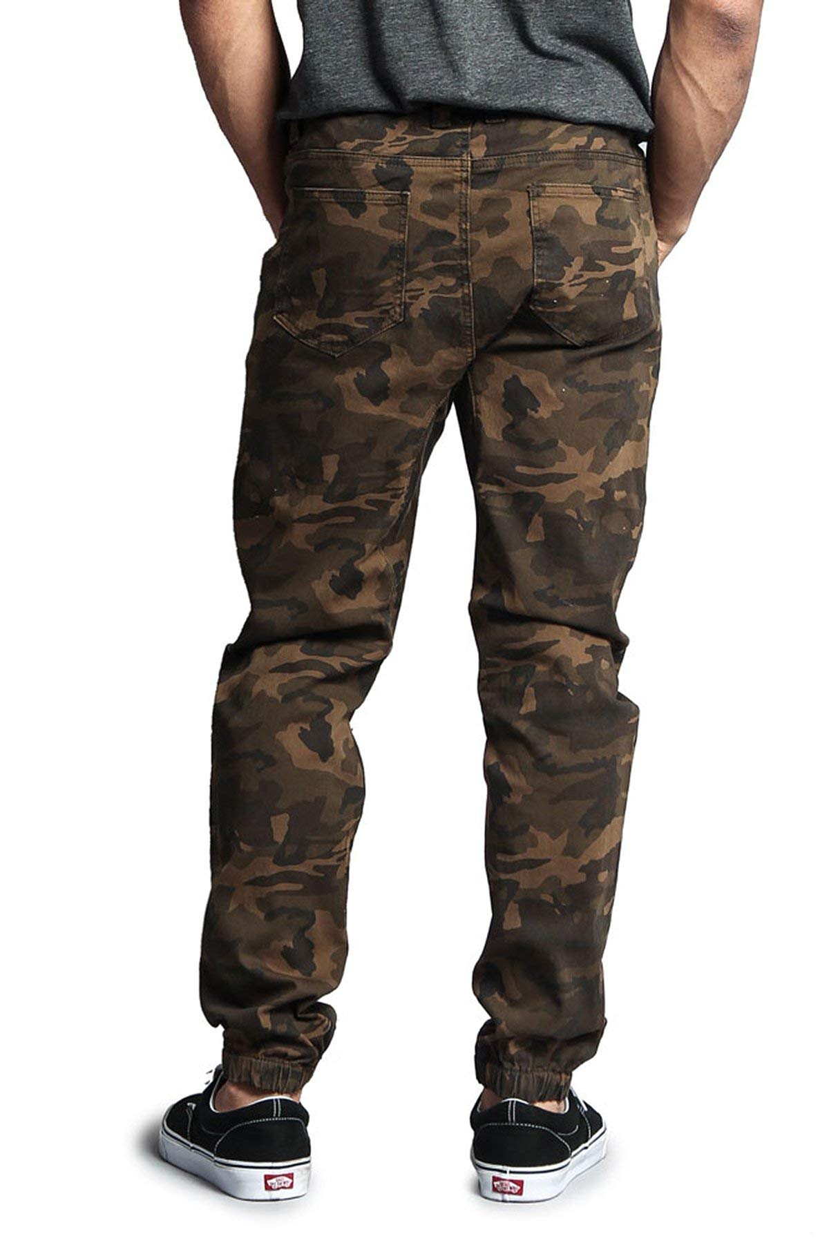 Men's Casual Twill Stretch Jogger Pants - Comfortable Slim Fit Lounge Pants for Running, Workout & Everyday Wear