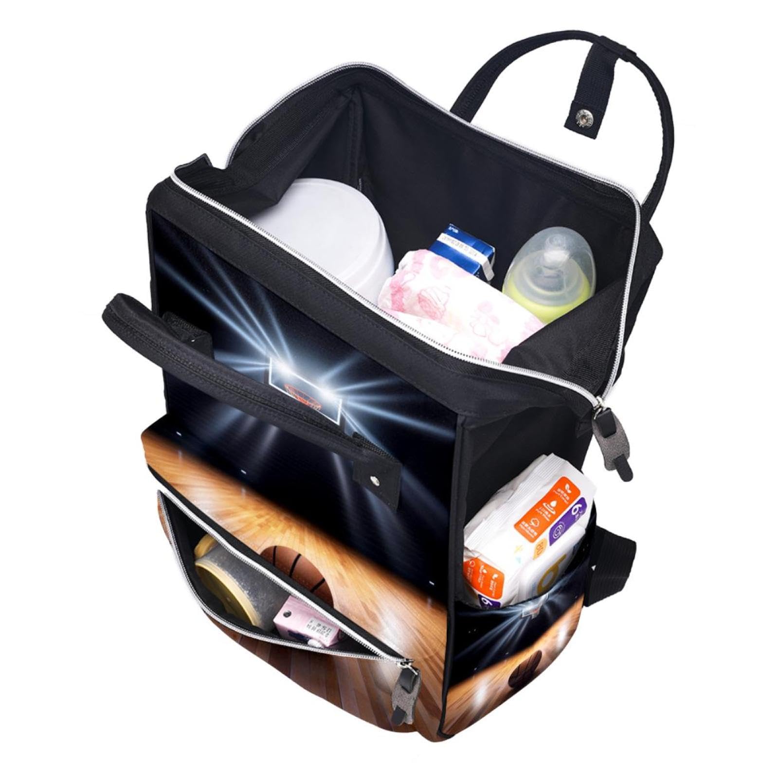 Stylish Travel Backpack for Women & Men - Durable Backpack for Basketball, Wooden Cricket Field & Outdoor Sports | Perfect for Commuting, Hiking & Travel Adventures