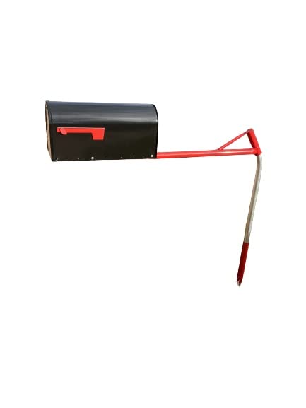 Large Rural Mailbox Complete Kit with Durable Powder Coating - Mailbox Support & Mounting Board for Country Homes, Farms & Rural Properties | Weather-Resistant Outdoor Mail Solution for Long-Lasting Use