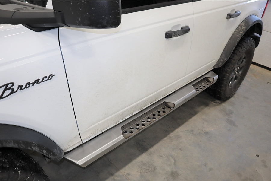 Ford Bronco 4 Door LOD Offroad Destroyer Rocksliders - Heavy Duty Bare Steel Rock Sliders for Off-Roading & Trail Protection - Perfect for Jeep Wrangler & 4x4 Adventure Enthusiasts