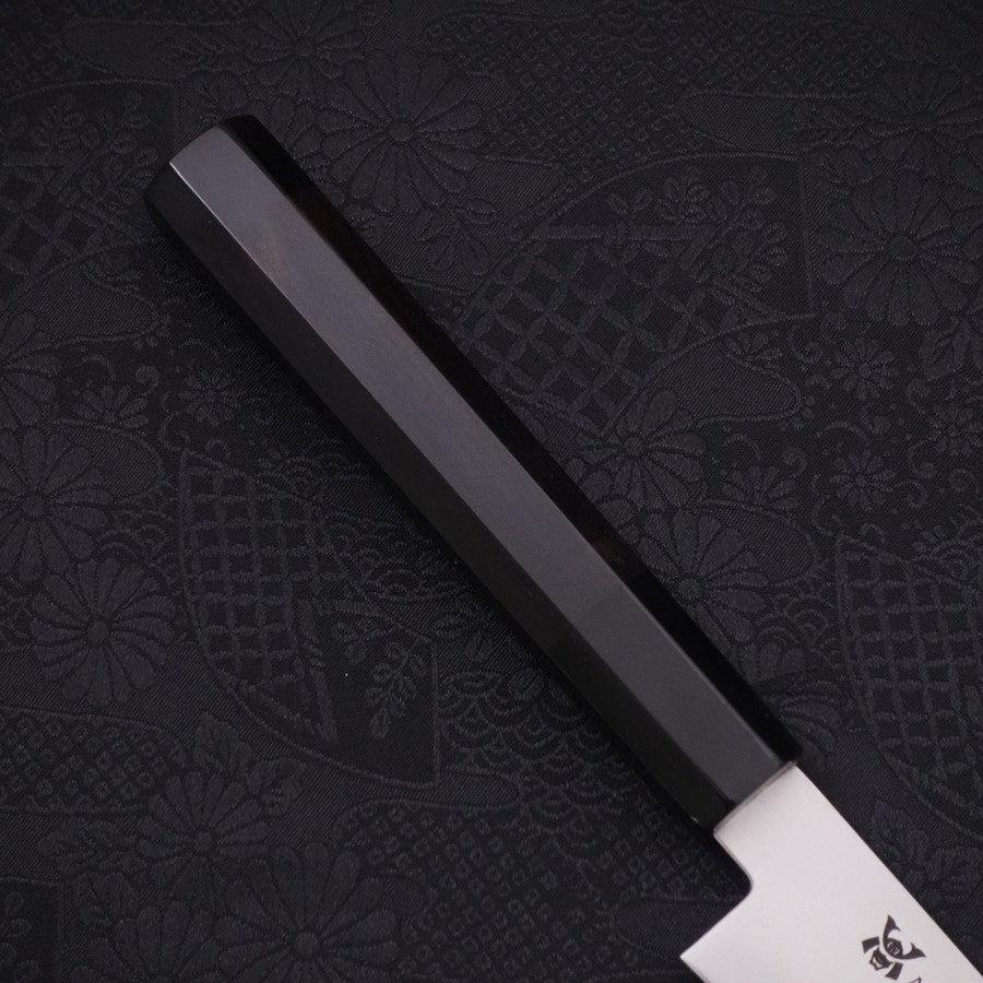 VG-10 Polished Double Buffalo Ebony Handle 150mm Petty Knife - High-Quality Japanese Kitchen Knife for Slicing, Peeling & Precision Cutting