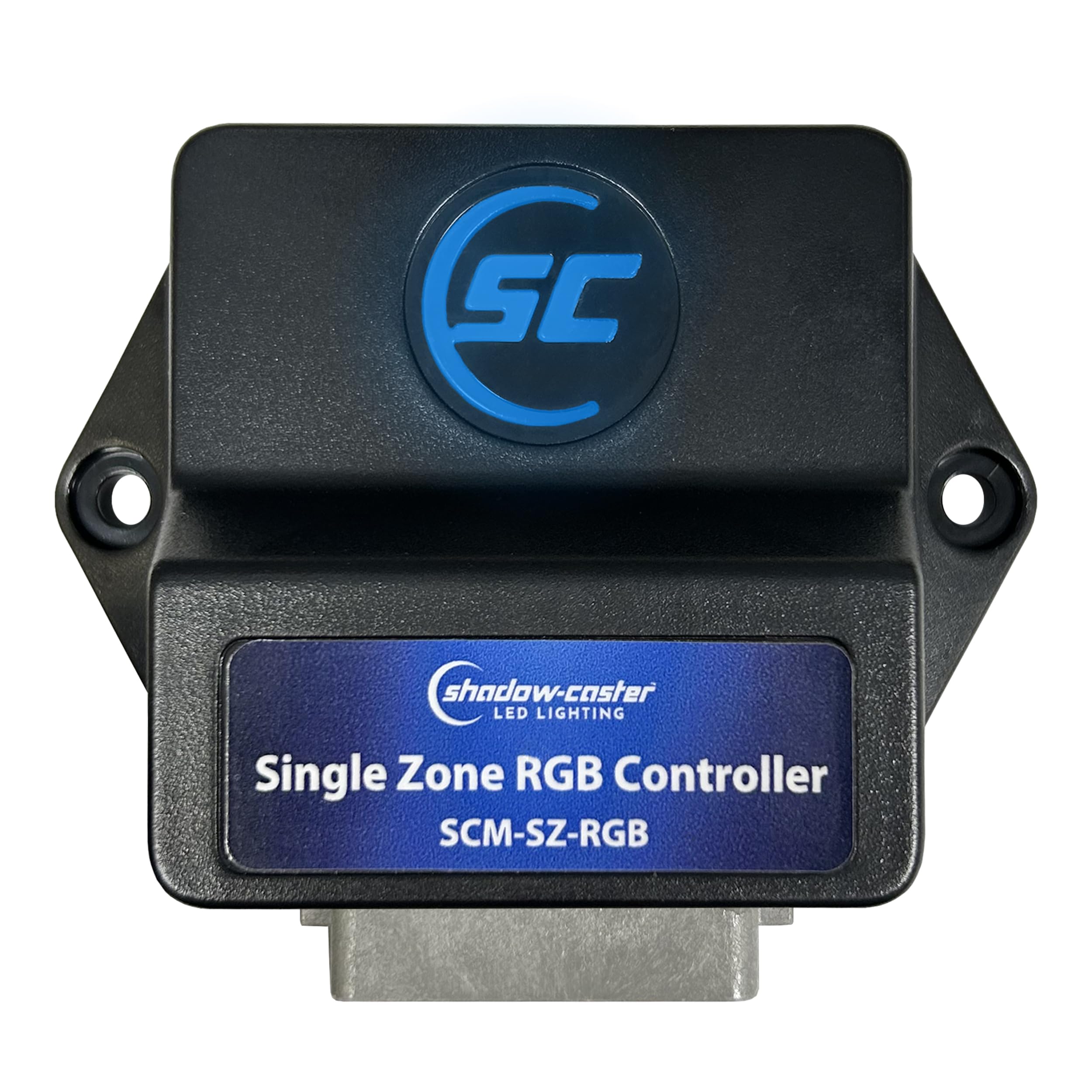 Switch Operated Single Zone RGBW Controller - 12 Pin Deutsch Connector for RGBW & Shadow-NET Devices - 15A Waterproof Dustproof Lighting Control - Perfect for Landscape, Architectural, and Stage Lighting