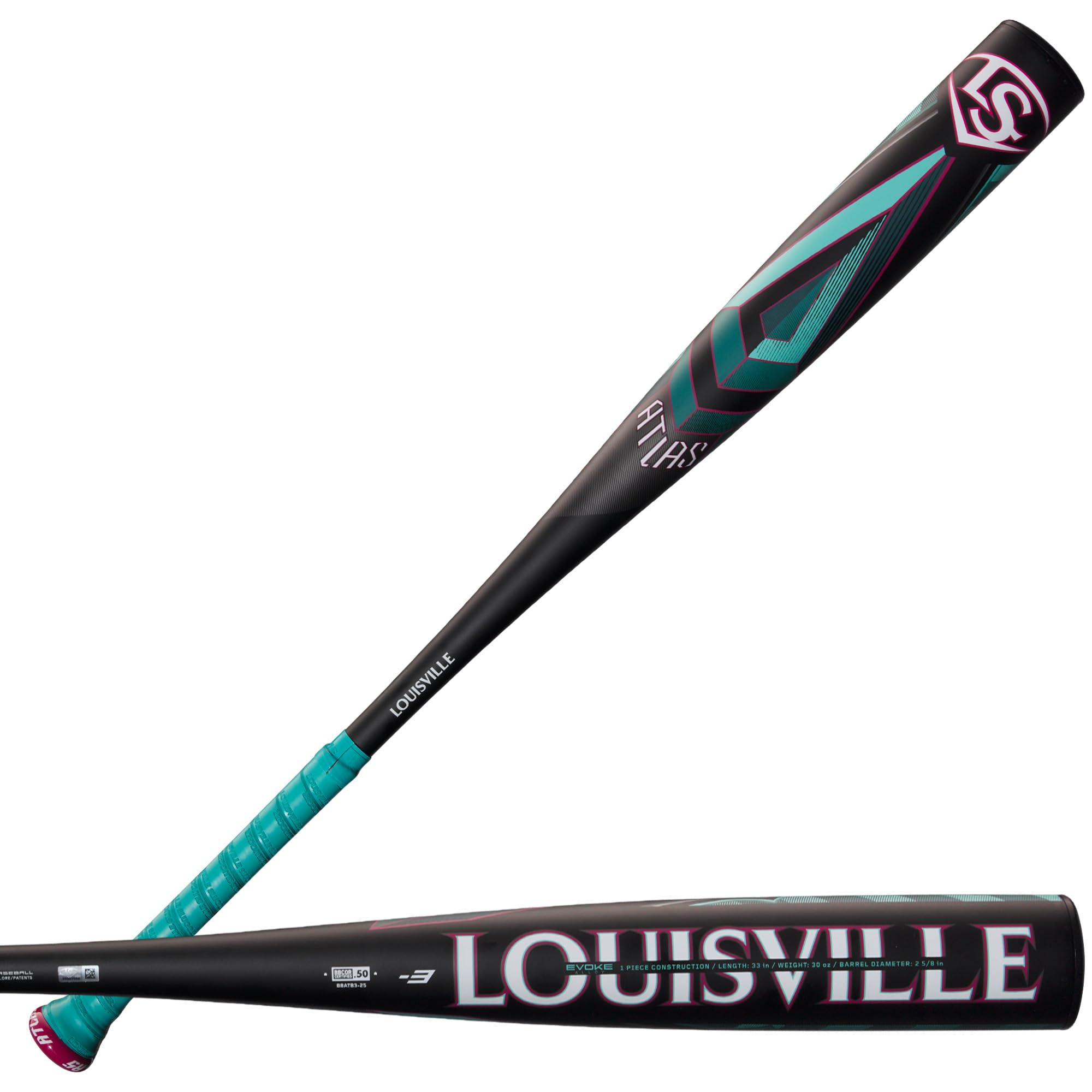 Louisville Slugger 2025 Atlas™ (-3) BBCOR Baseball Bat - High Performance Youth & Adult Baseball Bat for Power Hitters | Perfect for Games, Practice & Training