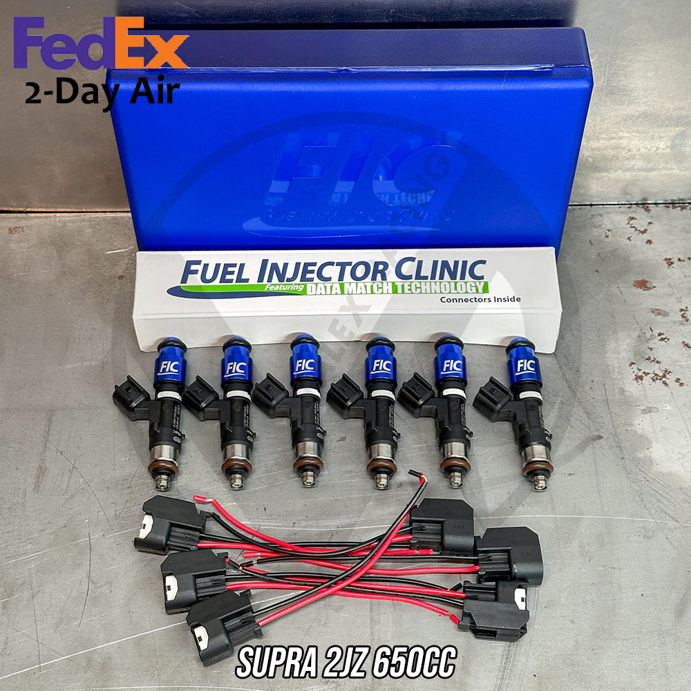 650cc FIC Fuel Injector Clinic Injectors Set for Toyota Supra 2JZ 2JZGTE - High Performance Fuel Injection Upgrade for Racing & Tuning Applications
