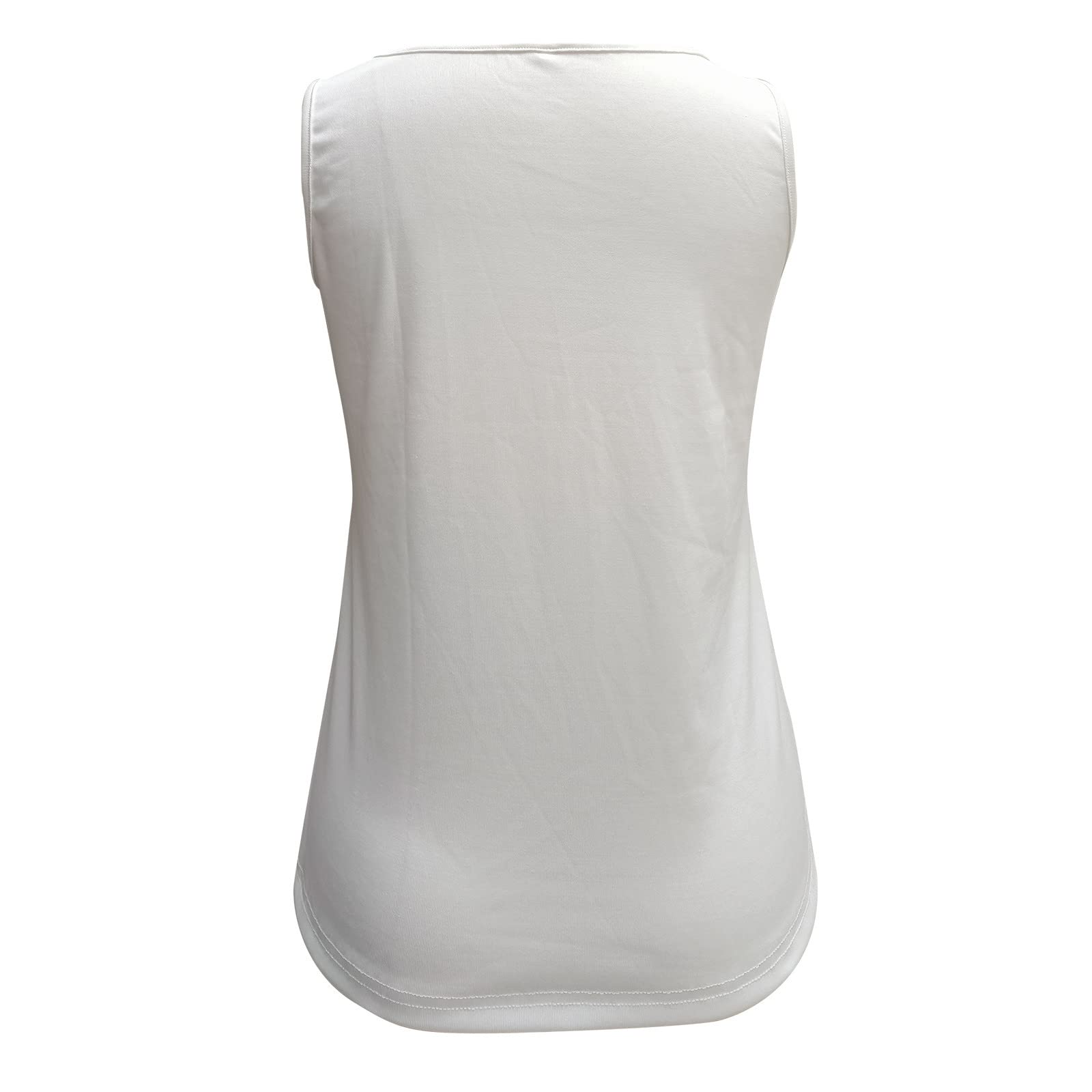 Women's Summer Workout Tank Tops - Casual Basic Solid Loose Fit Scoop Neck Vest Shirt for Yoga, Gym & Running | Trendy Sexy Ladies Tunic Tops for Beach & Daily Wear
