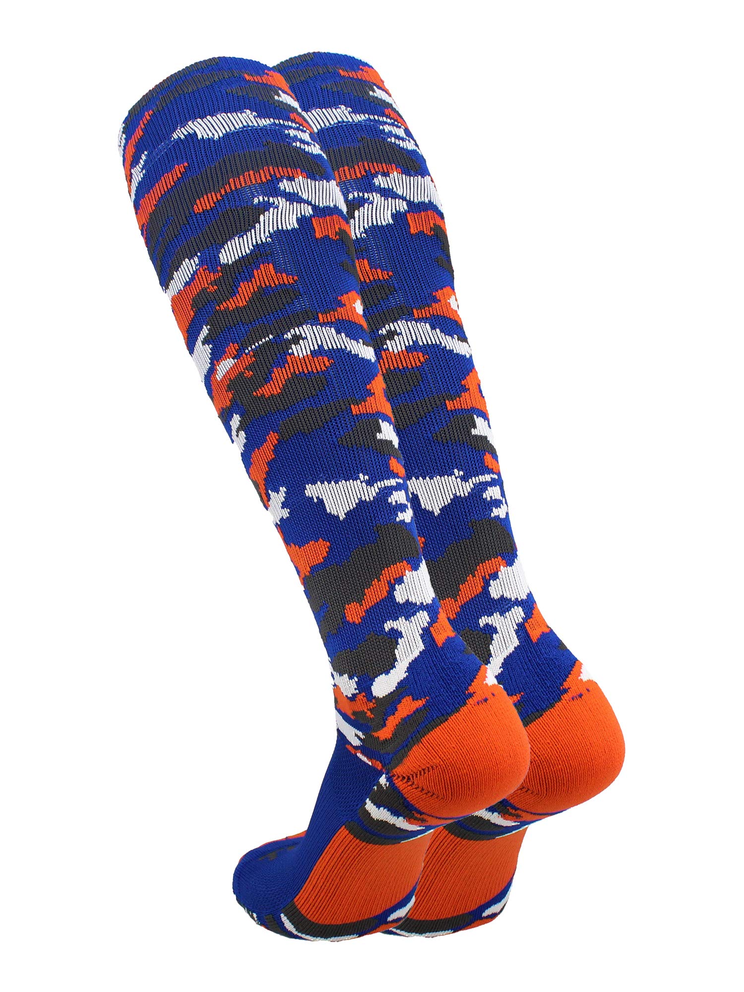 TCK Sports Elite Performance Over The Calf Camo Socks - Moisture Wicking, Cushioned Support for Running, Hiking & Outdoor Activities - Tactical & Hunting Gear Accessories