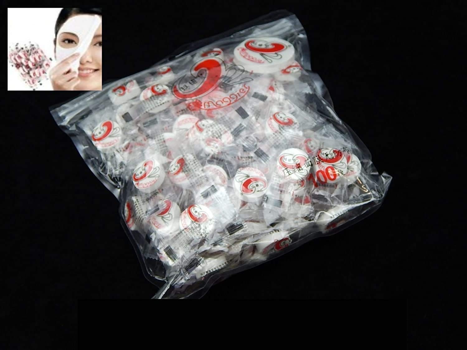 100pcs DIY Facial Paper Mask for Skin Care & Spa