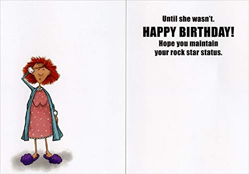 Funny Birthday Card for Women - Oatmeal Studios Humorous Feminine Greeting Card - Perfect for Her Birthday, Girls Night Out & Bar Celebrations