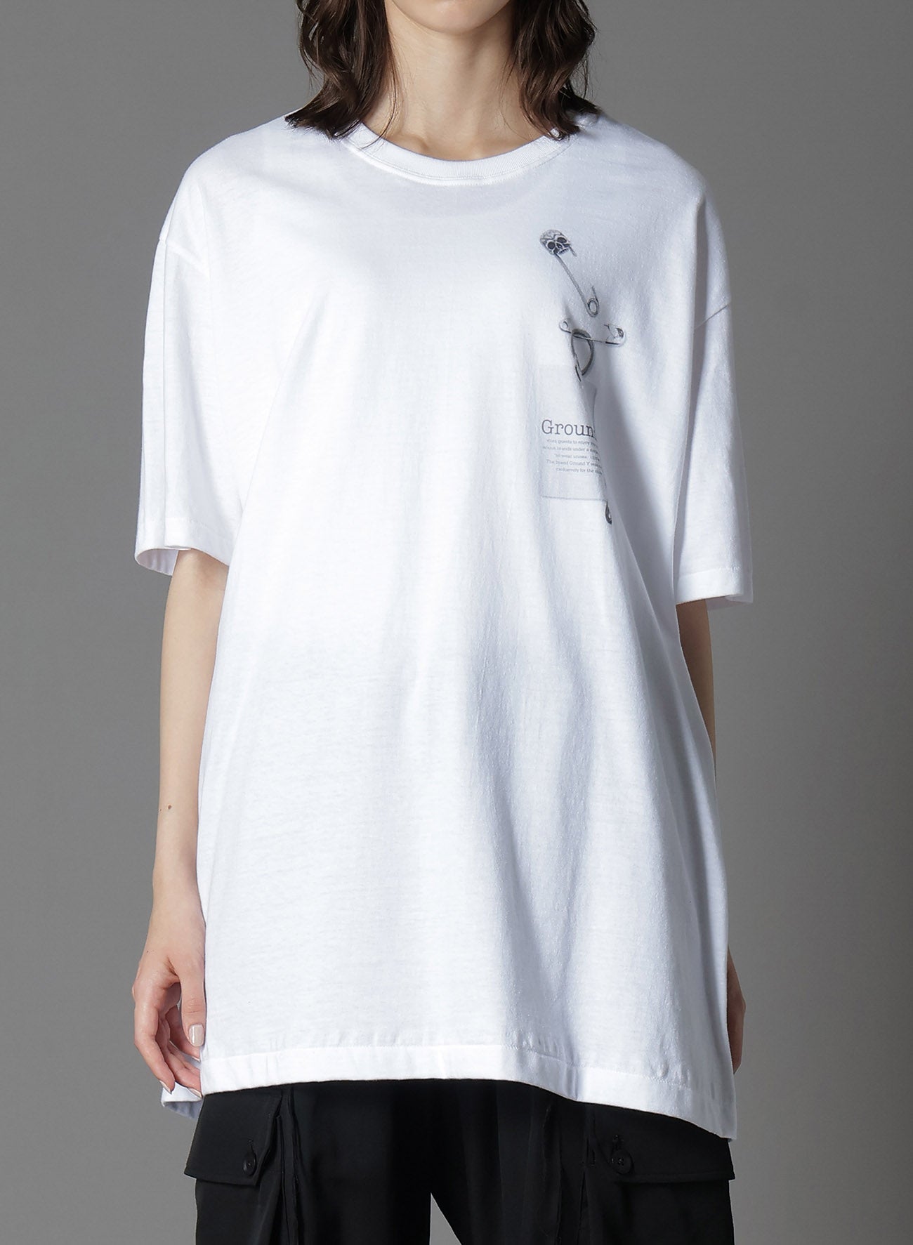Stylish Cotton Jersey Trompe L'oeil Pin T-Shirt for Men & Women - Perfect for Casual Wear, Street Fashion, and Everyday Outfits