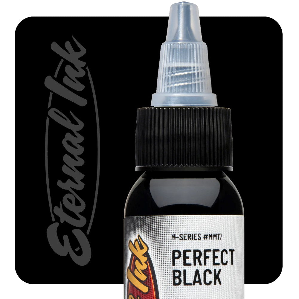 Eternal Tattoo Ink M Series - Professional Black Tattoo Ink for Artists | Permanent, Vibrant Pigment for Tattooing & Body Art