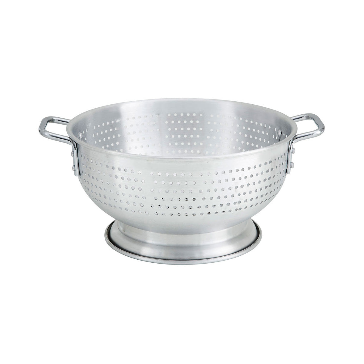 Stainless Steel Colander with Sturdy Base & Ergonomic Handles - 11 Quart Large Pasta Strainer for Cooking, Salad Washing & Kitchen Use