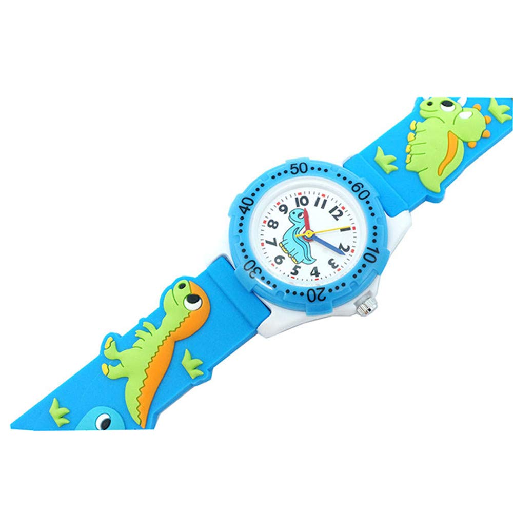 ELEOPTION Kids Watch for Girls & Boys - Waterproof Analog Digital Watch with 3D Cute Cartoon Design, Soft Silicone Strap - Perfect Birthday Gift for Toddlers, School & Outdoor Activities