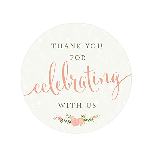 Label Thank You for Celebrating