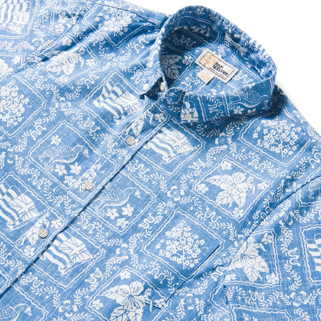 Reyn Spooner Men's Classic Hawaiian Aloha Shirt - Premium Tailored Button Up Casual Shirt for Beach, Vacation & Summer Outfits