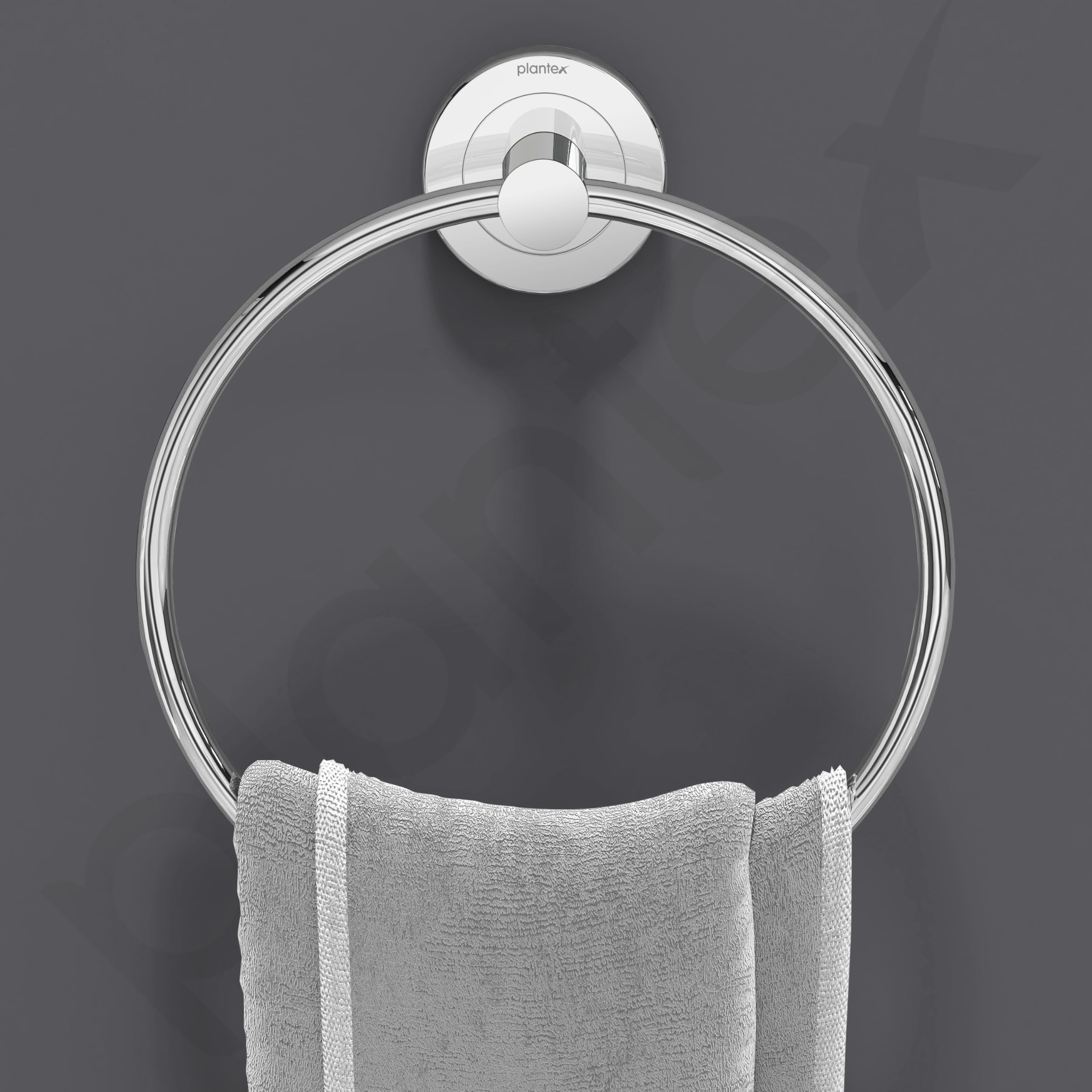 Stainless Steel Towel Hanger for Bathroom - Compact Towel Holder, Napkin Rack for Wash Basin, Durable Towel Ring - Bathroom Accessories (1 Pack) - Perfect for Small Spaces, Apartments & Modern Bathrooms
