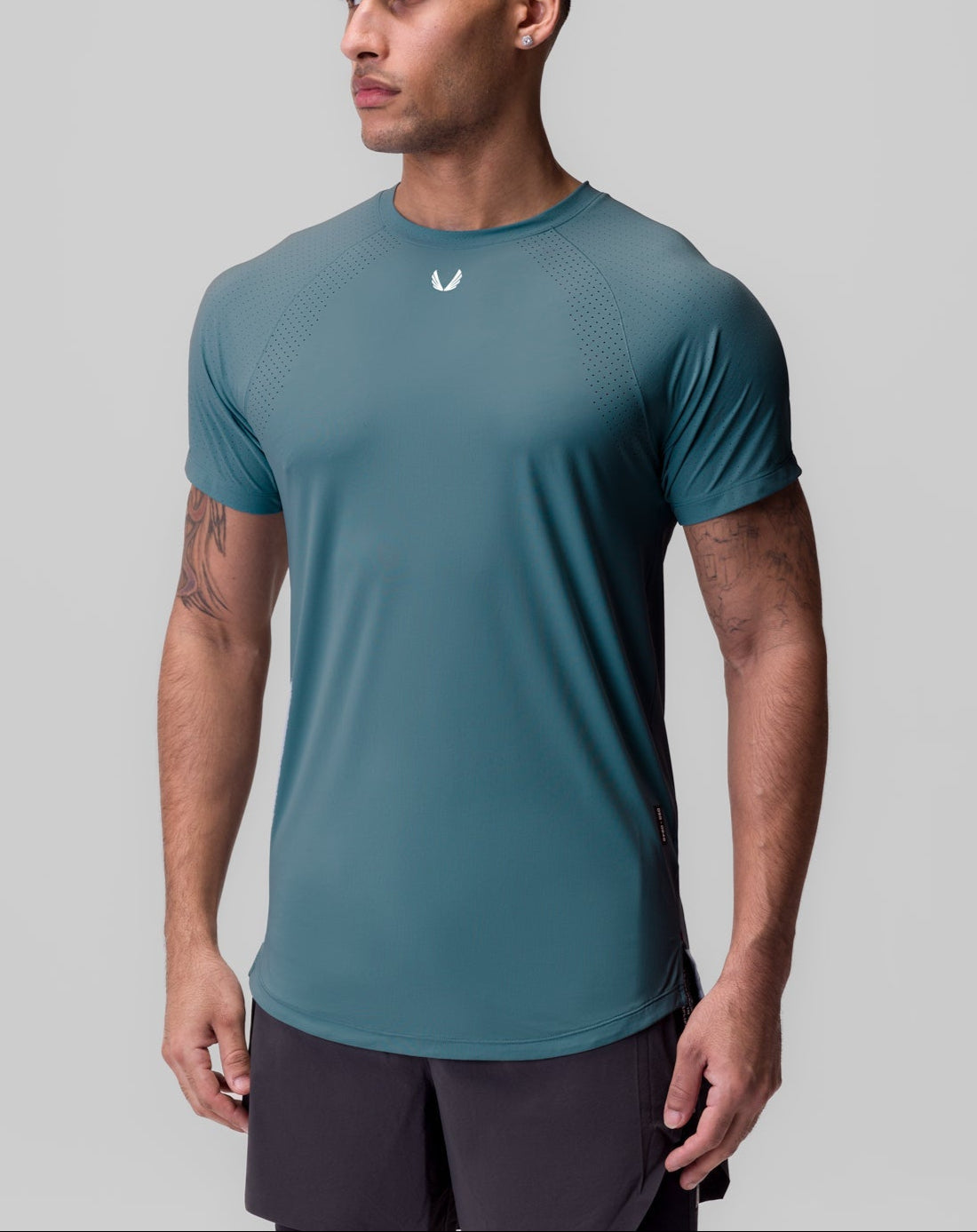 ASRV Men's Laser Vent Performance T-Shirt - Moisture Wicking & Breathable Workout Shirt for Running, Gym & Outdoor Activities