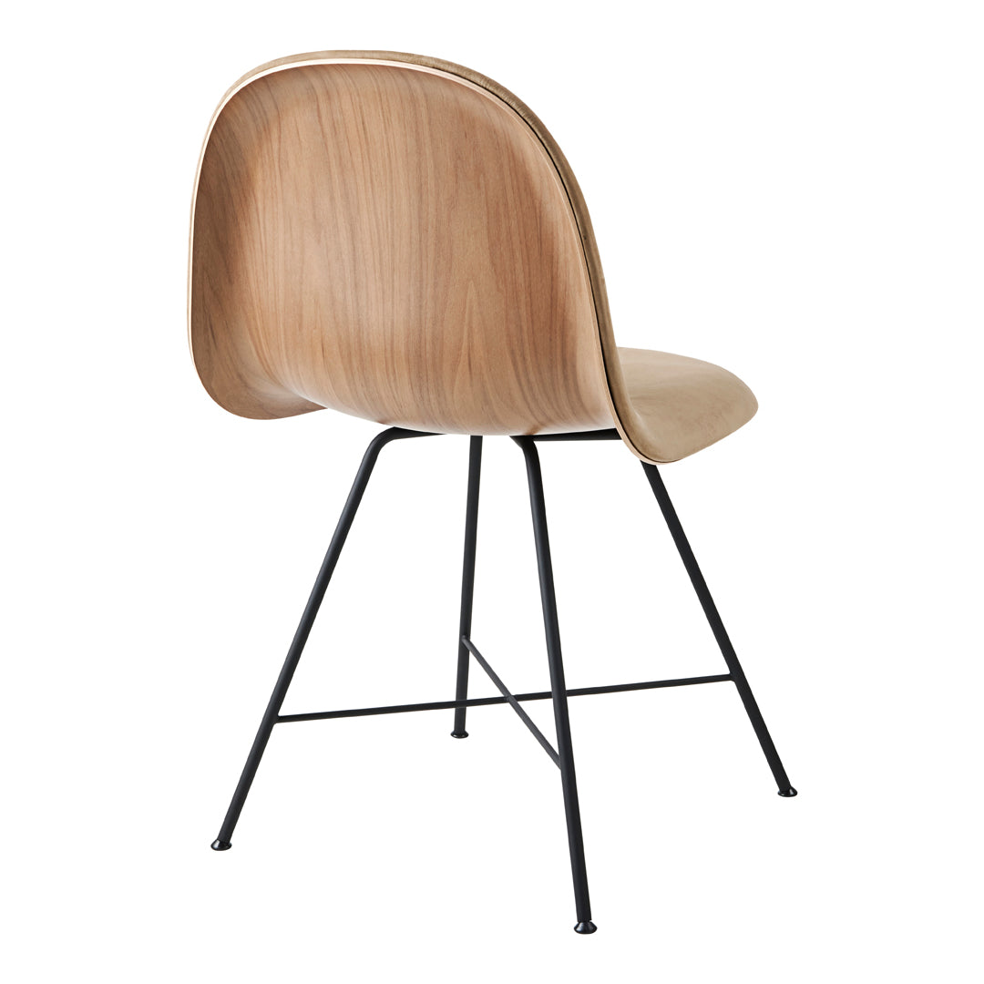 Gubi 3D Dining Chair - Modern Upholstered Seat with Center Base | Perfect for Contemporary Dining Rooms & Kitchen Islands