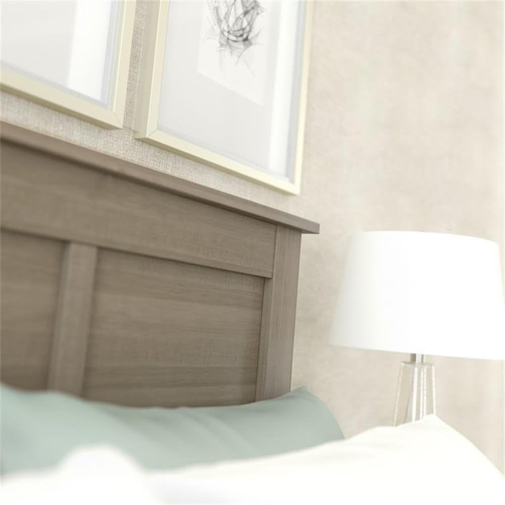 Pemberly Row Somerset Queen/King Size Headboard with Nightstand & Dresser Set - Ash Gray Bedroom Furniture for Master Bedroom & Guest Room Decor