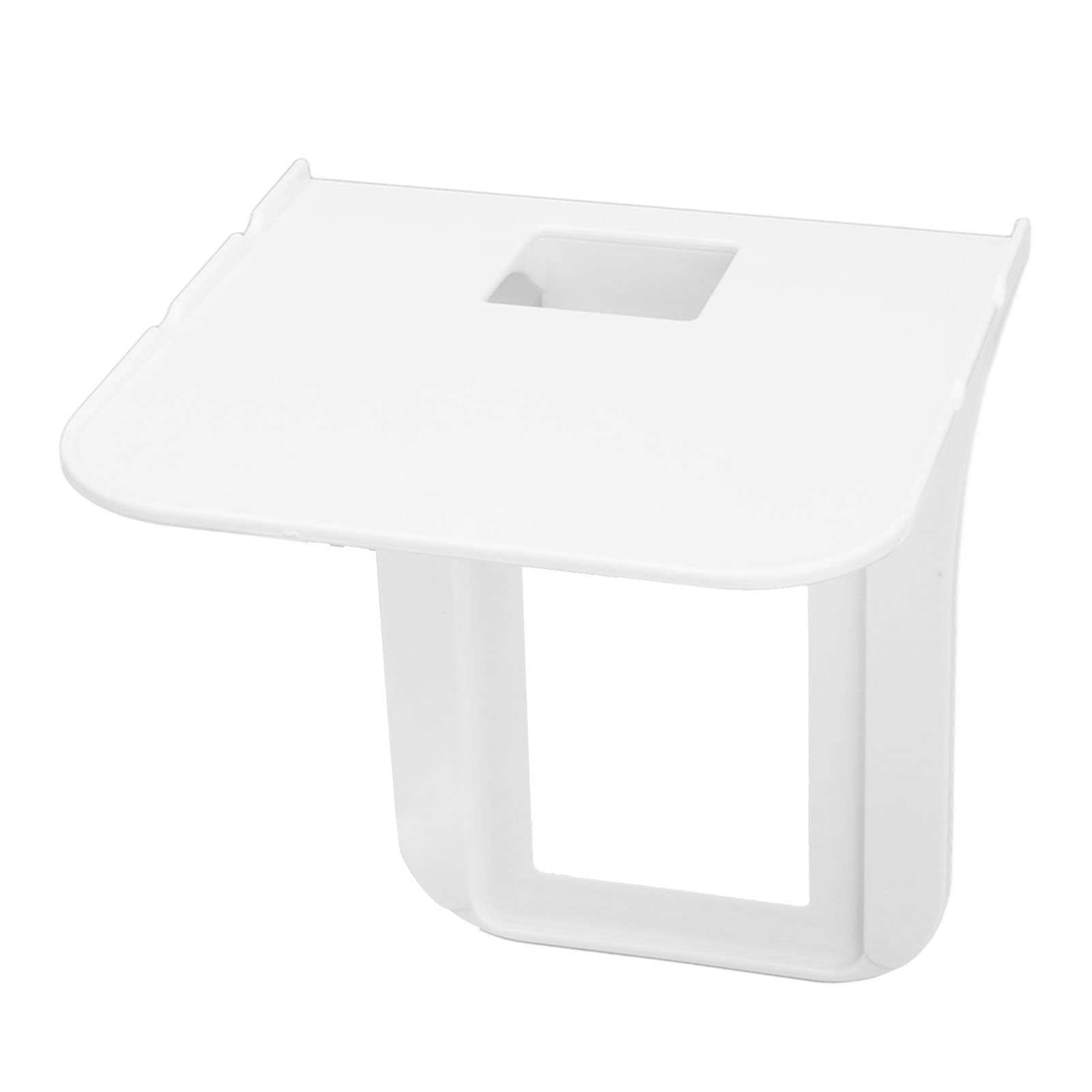 Wall Mounted Socket Shelf with ABS Hole Design - Simple Charger Shelf & Phone Charging Holder for Bedroom, Kitchen, Office | Organize Cords & Charge Devices Conveniently