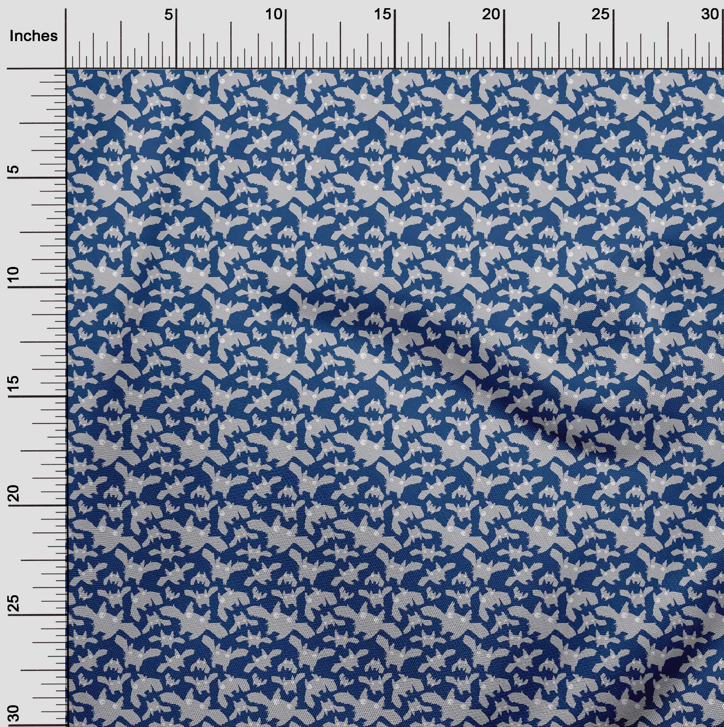 Royal Blue Cotton Poplin Fabric by The Yard - 42 Inch Wide for DIY Halloween Costumes, Clothing & Sewing Projects | Printed Sewing Supplies for Dresses, Quilts & Home Decor
