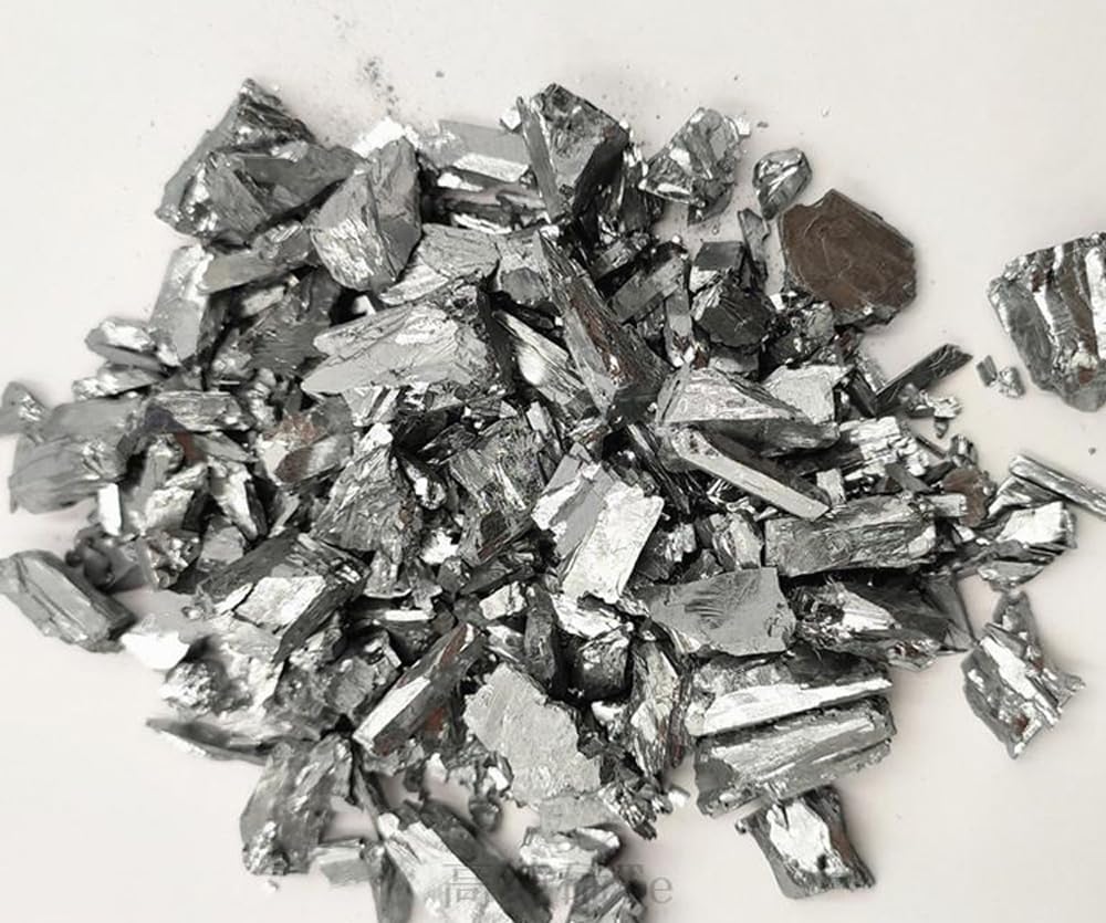 High Purity 99.9% Crystal Tellurium Te Block/Ingot/Particle - Elemental Tellurium for Semiconductor, Solar Cell & Alloy Manufacturing (250g)