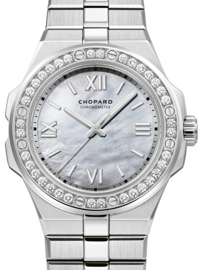 Chopard Alpine Eagle Ladies Watch - Stainless Steel with Diamonds | Luxury Women's Timepiece for Business, Evening & Special Occasions