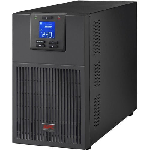 APC by Schneider Electric Easy UPS SRV 3000VA 230V Tower UPS - 4 Hour Recharge, 4 Minute Standby - 230V AC Input, 220V AC Output - Single Phase with Serial Port - 6 x IEC 60320 C13 & 1 x C19 Outlets - Ideal for Server Rooms, Data Centers & Office Equipment Protection