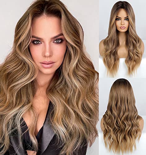 Platinum Blonde Ombre Lace Front Wig - Natural Looking Human Hair Wig for Women | Perfect for Cosplay, Parties & Daily Wear