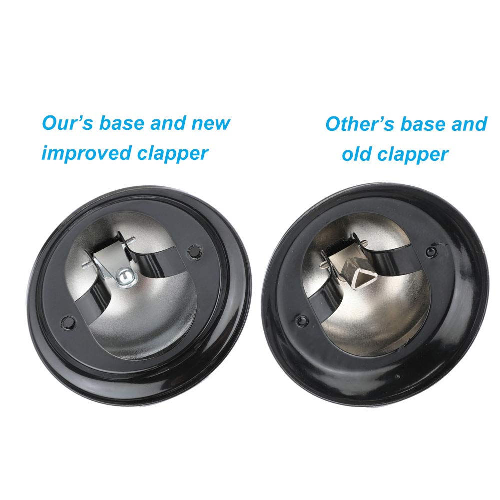 Service Bell with Big Button - Improved Call Bell & Desk Bell for Restaurants, Hotels, and Office Reception (Loud & Durable)
